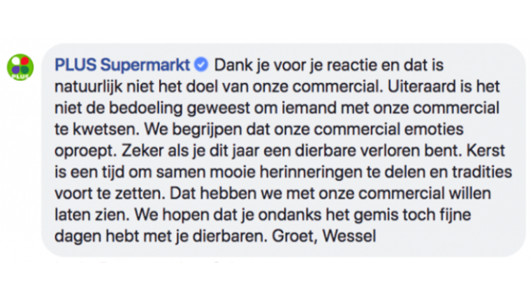 Reactie PLUS
