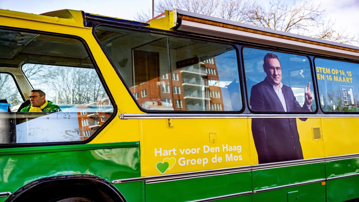 Groep de Mos voert campagne in Den Haag