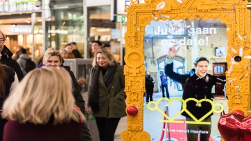 NS bood ‘prille perronliefde’ een kans op Valentijnsdag