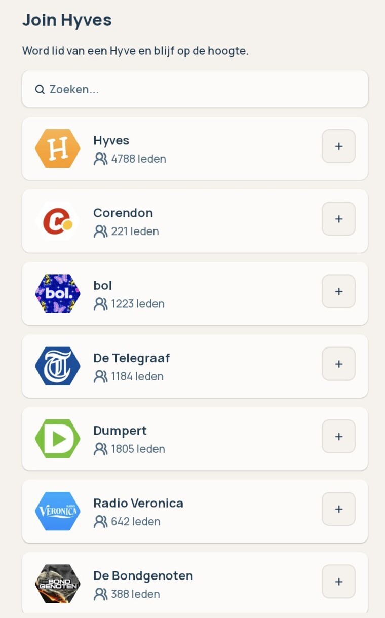 hyves groepen