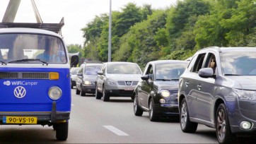 Wifi-camper van Telfort zorgt voor internet in de file