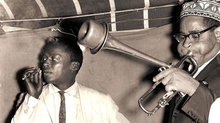 Miles Davis en Dizzie Gillespie