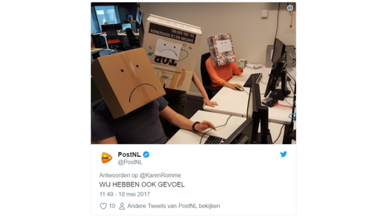 PostNL reactie 