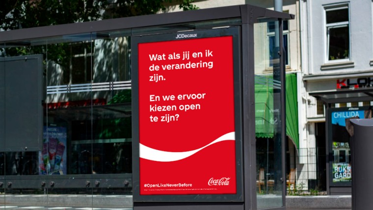 Coca-Cola lanceert eerste campagne sinds lockdown: 'Open Like Never Before'