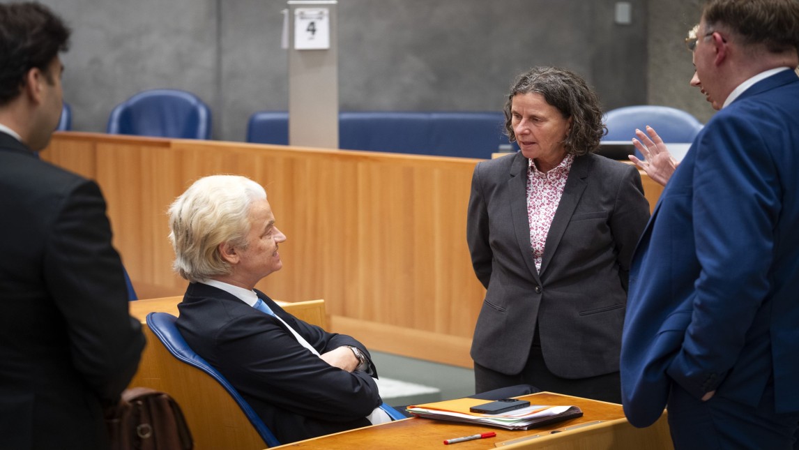 Marjolein Faber in gesprek met Geert Wilders