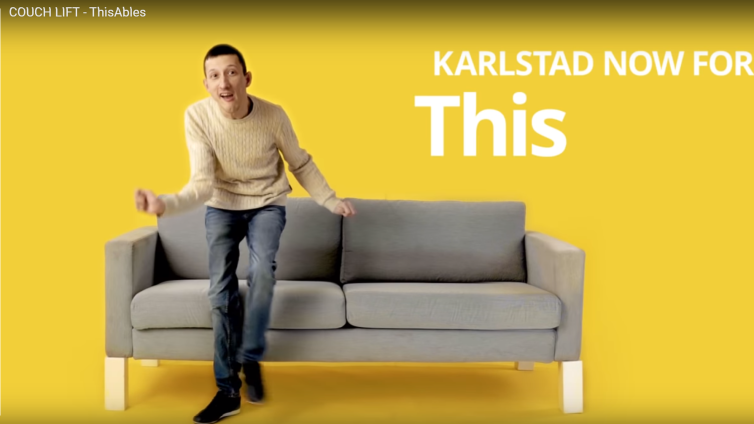 Uit een filmje van Ikea's ThisAbles