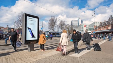 JCDecaux breidt digitale Mupi-netwerk in Amsterdam uit