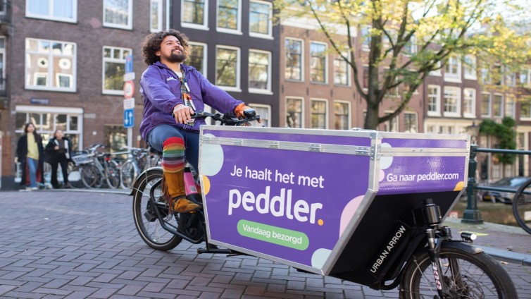 Online bezorgwarenhuis Peddler gestart in Amsterdam, Den Haag en Utrecht