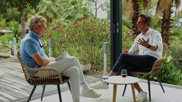 Arno de Jong (Nederlandse Loterij) te gast in CMO Studio Côte d'Azur