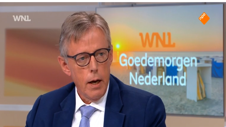 Henri Kruithof adviseert tegenwoordig bedrijven, en treedt op als politiek commentator, hier voor WNL