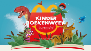 McDonald’s nieuwe partner Kinderboekenweek, bij elk Happy Meal een leesboekje