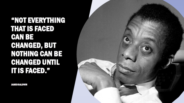 Wat de Amerikaanse schrijver en sociaal criticus  James Baldwin zegt