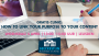 Gratis clinic: How to link your purpose to your content