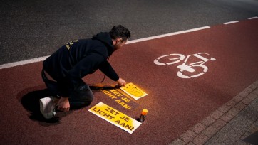 ANWB vraagt aandacht voor verkeersveiligheid op de fiets: #Zet je licht aan!