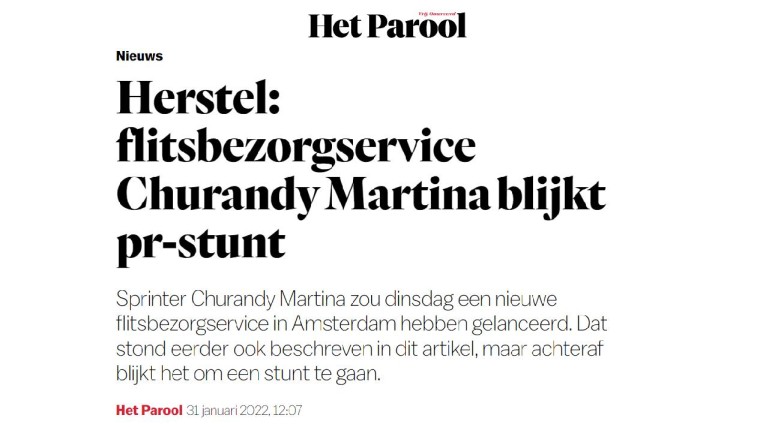 Rectificatie Parool