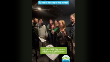 CDA Wijchen gaat viral met hilarisch campagnelied en zinnetje ‘Beste mens, beste queer’