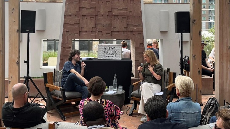 Boyan Slat van The Ocean Cleanup en Barbera Wolfensberger