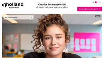 Digital Human verviervoudigt kennismakingen Hogeschool Inholland