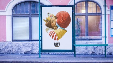 Burger King verklaart McDonald's de liefde