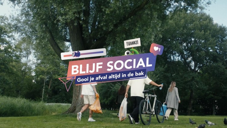 Gemeente Amsterdam wijst jongeren op hun a-sociale gedrag met ‘Blijf social’-campagne