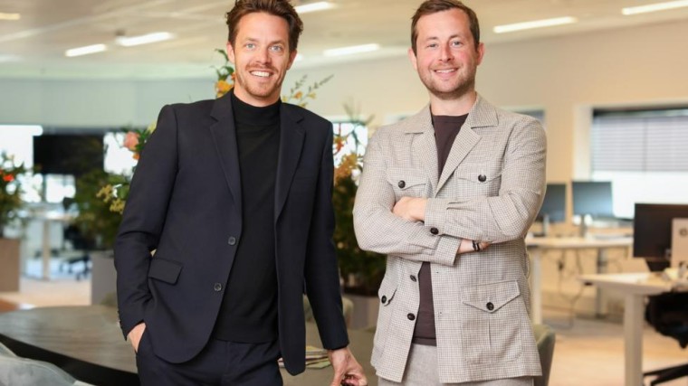 Tim Zuidema (l) en Bart de Jong, Talpa eCommerce