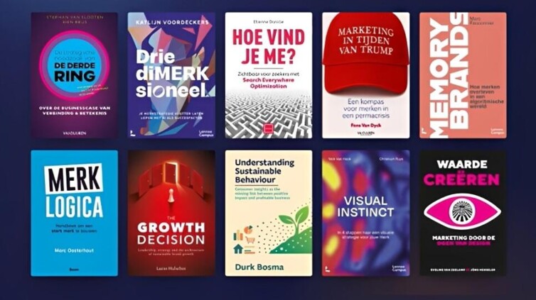 Omslagen van de genomineerde boeken