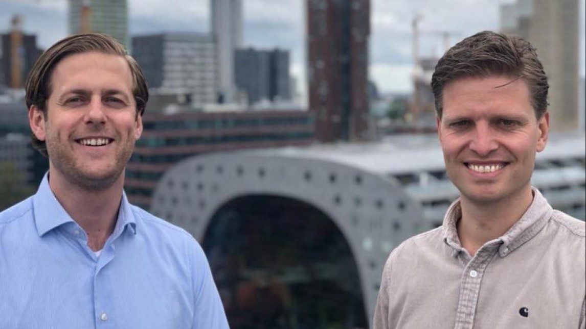 Oprichters Jaap van Strien (links) en Stijn Gimbrère