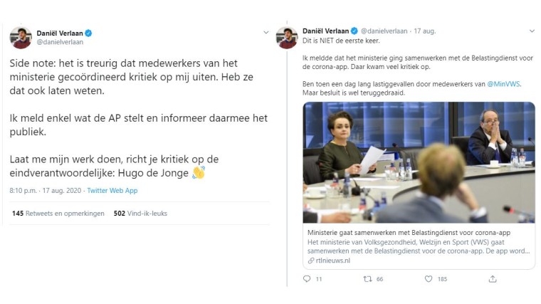 Tweets Verlaan