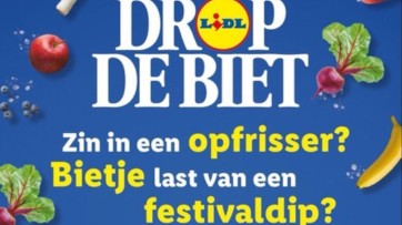 Lidl met 'Drop de biet' op Pinkpop en Best Kept Secret