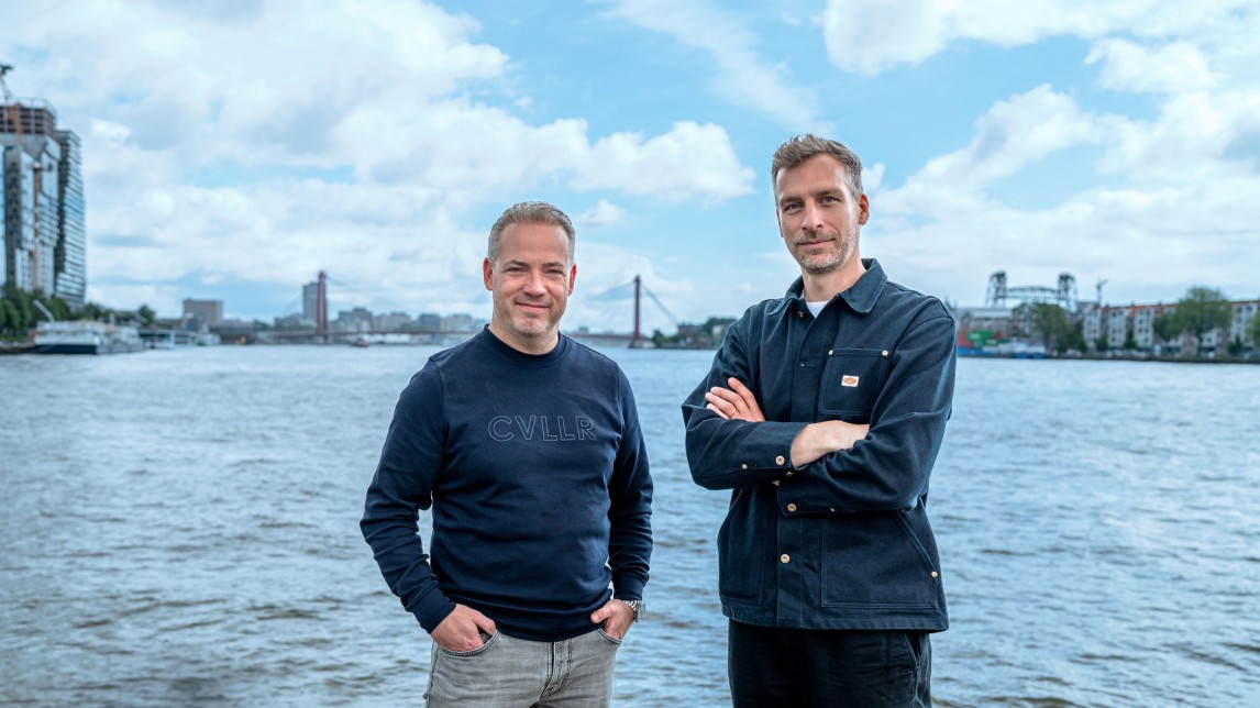Jos Govaart (l) en Guillaume Furminger van Brand Potential Benelux