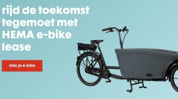 E-bikes leasen kan nu ook gewoon bij de Hema