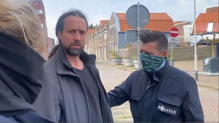 Willen Engel tijdens arrestatie