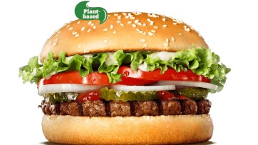 Plantaardige Whopper nu ook in Nederland te koop