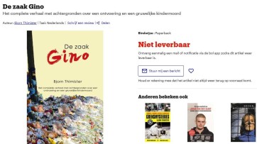 Uitgeverij haalt boek over moord op Gino na één dag uit de verkoop na kwetsen familie