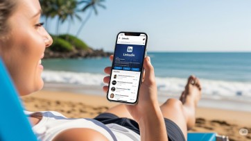 Op LinkedIn delen dat je lekker op vakantie bent: 'geef meer context dan 'ik ben offline'