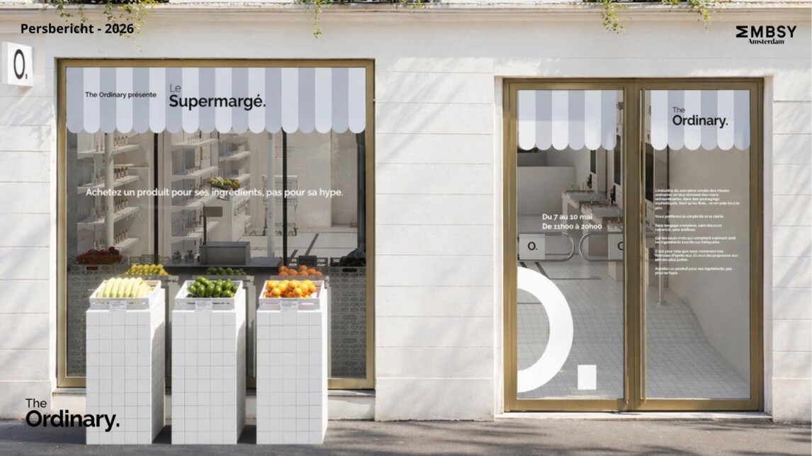 Plaag-supermarkt The Markup Marché van verzorgingsmerk The Ordinary