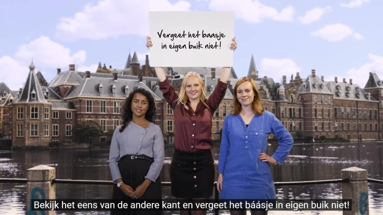 Still uit een filmpje van de anti-abortuscampagne