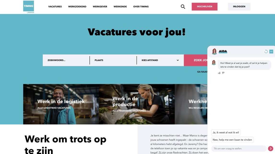 timing uitzendbureau