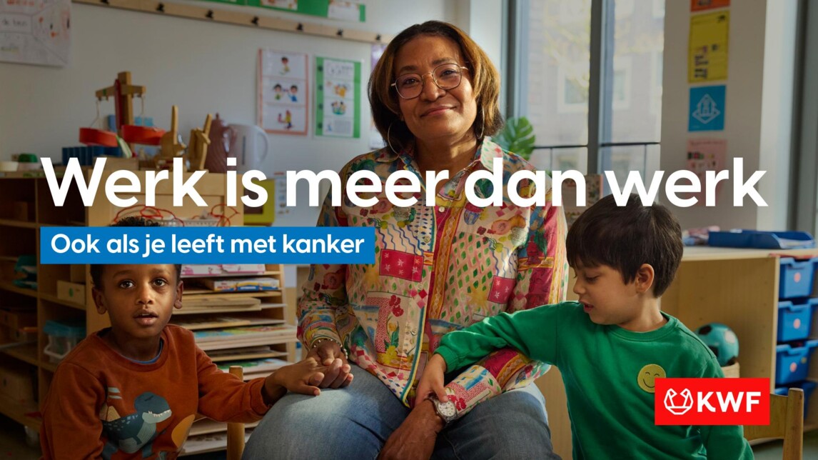 KWF begint campagne 'Werk is meer dan werk, ook als je leeft met kanker'