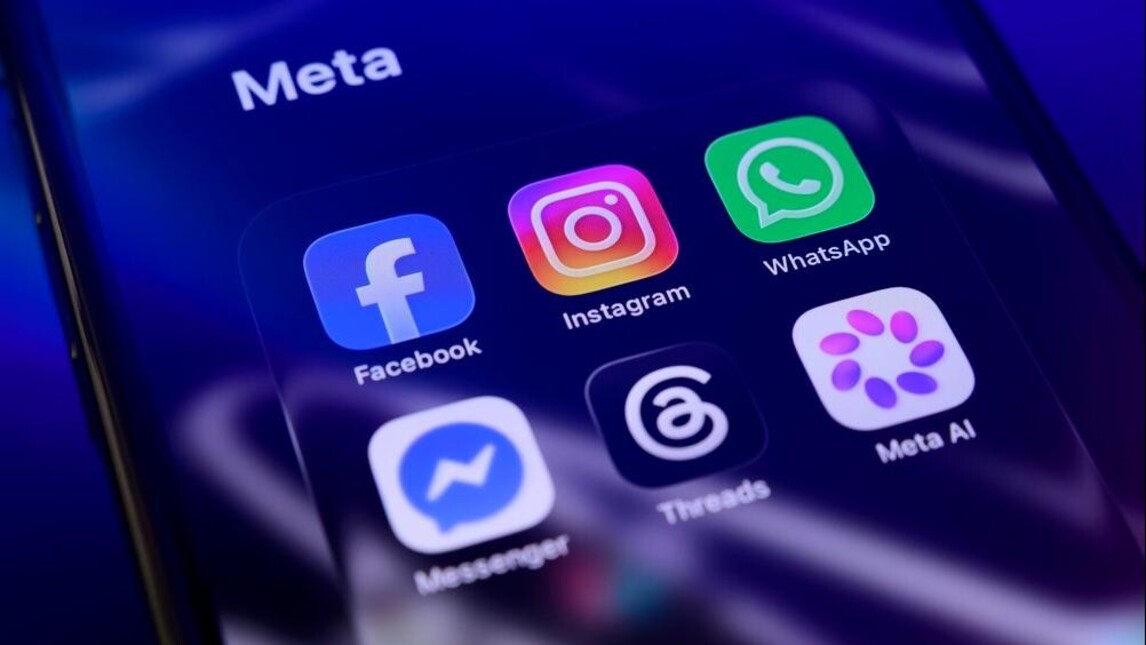 meta apps op een smartphone