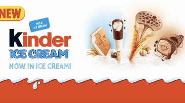 Kinder (Ferrero) en Ola (Unilever) brengen Kinder Ice Cream op de markt