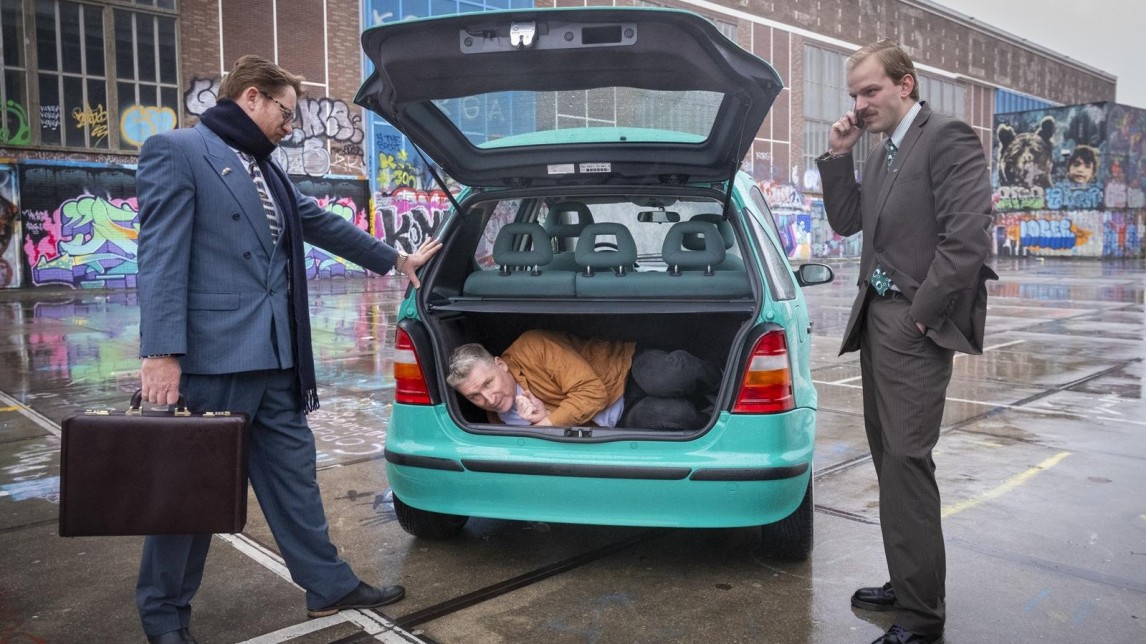 Maurice in de Mercedes A-klasse