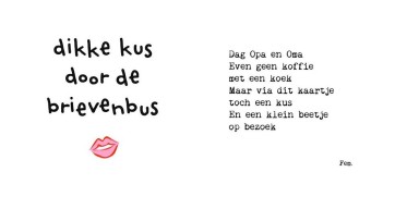 ‘Dikke kus door de brievenbus’ hardloper bij Hallmark