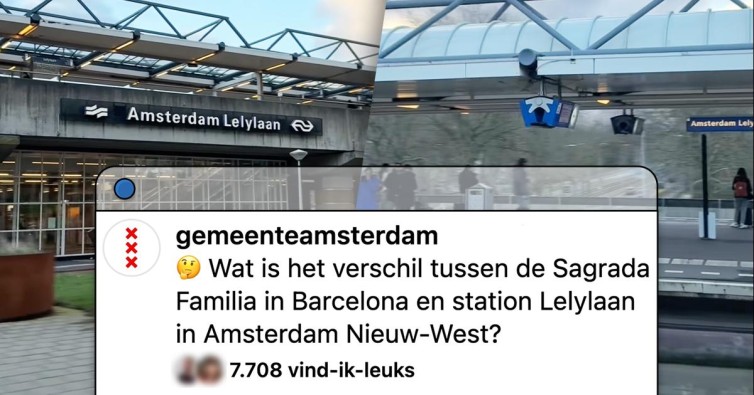 Gemeente Amsterdam zet station Lelylaan op buitensporige wijze op de kaart