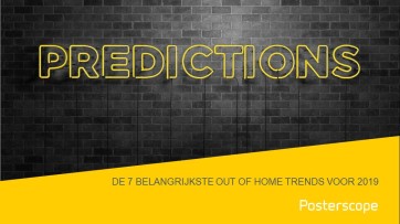 Posterscope's Out of Home predictions 2019