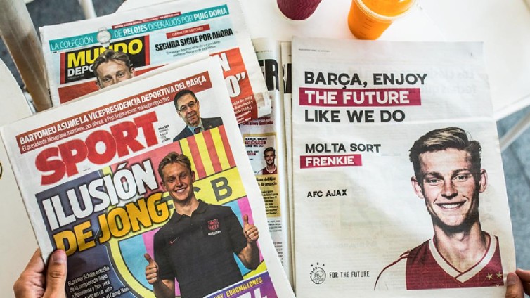 De advertentio in de kranten van Barcelona