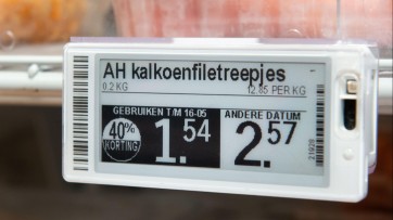 Albert Heijn-moeder innoveert met elektronische prijskaartjes en richt daar zelfs een laboratorium voor in