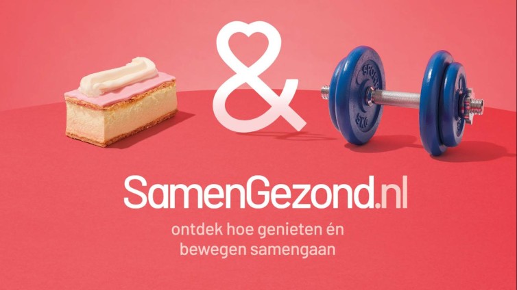 Beeld van de eerste campagne van Roorda voor Menzis, de relaunch van SamenGezond