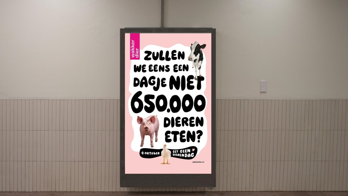 De poster van Wakker Dier
