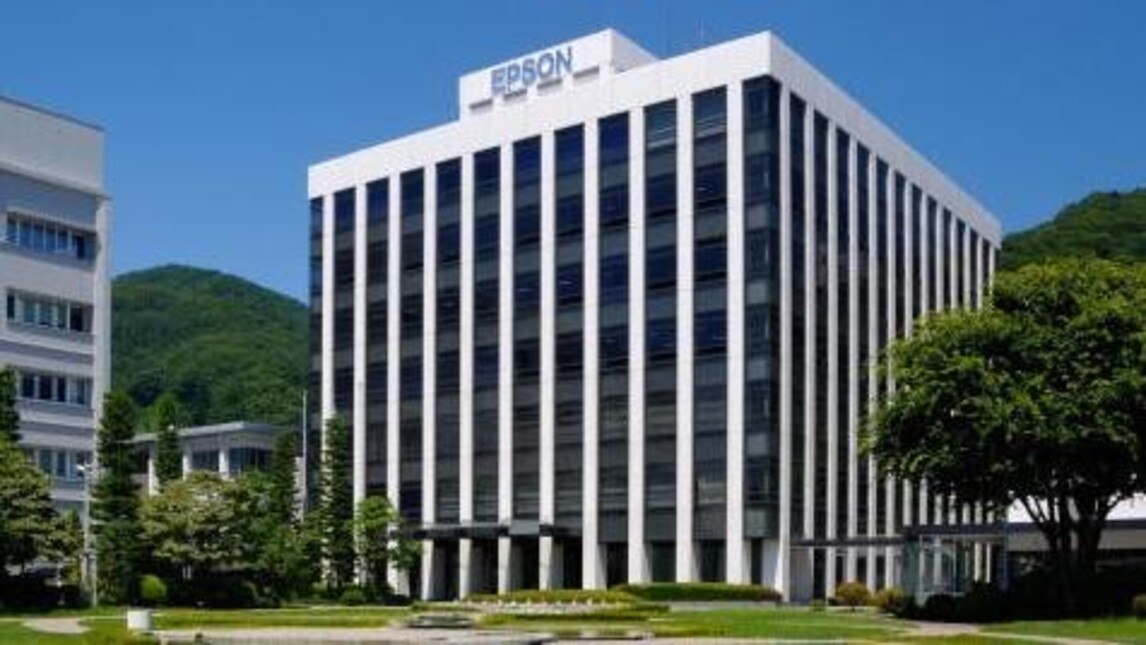 Het hoofdkantoor van Espon in Suwa Japan